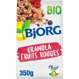 Bjorg Granola Fruits Rouges, Bio 350g