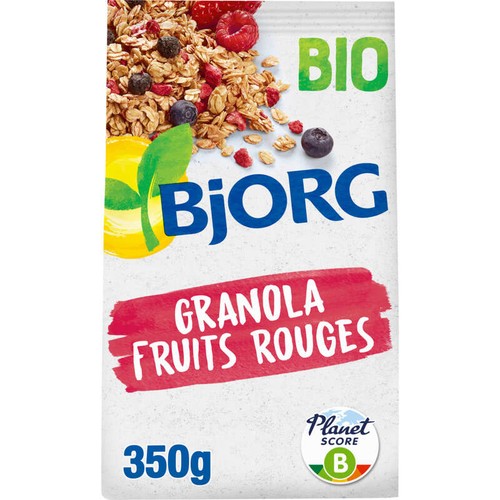Bjorg Granola Fruits Rouges, Bio 350g