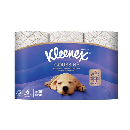 Kleenex Papier Toilette coussiné x6
