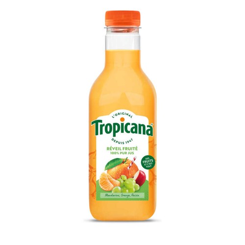 Tropicana 100% Pur Jus Réveil Fruité 90cl