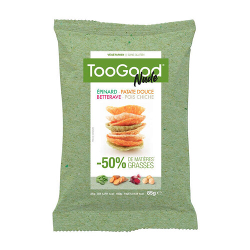 TooGood Veggie Snack poppé aux légumes 85g