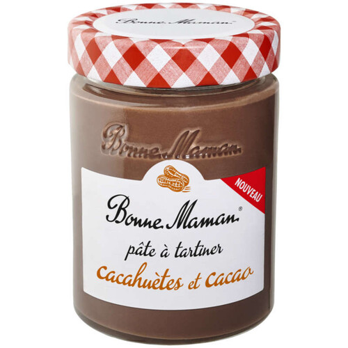 Bonne Maman Pâte à Tartiner Cacahuète et Cacao 350g