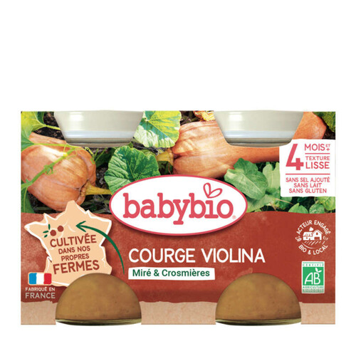 Babybio Petit Pots Courge Violina 2x130g