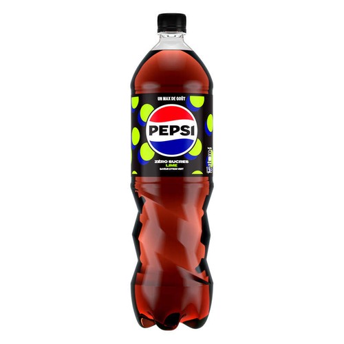 Pepsi Soda au Cola Sans Sucres Saveur Citron 1,5L