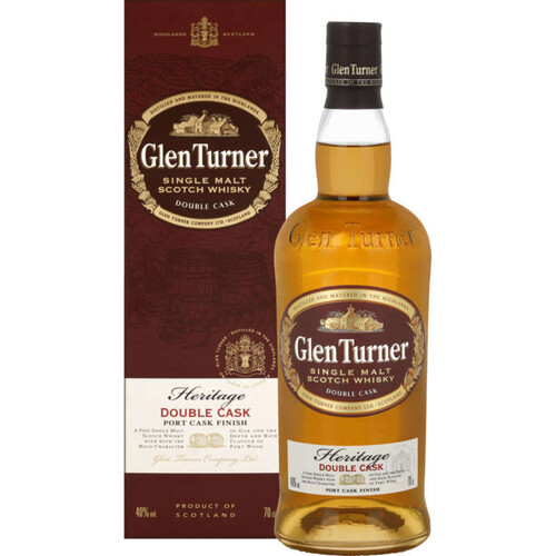Glen Turner Whisky Ecosse Highland Single Malt Heritage 40 % Vol. 70cl