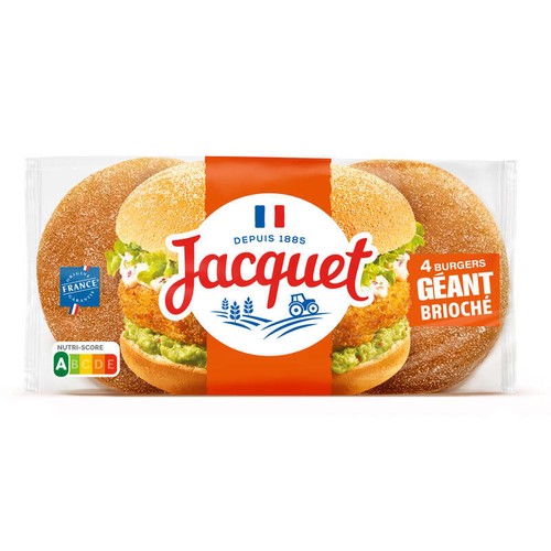 Jacquet Burger Géant x4 300g