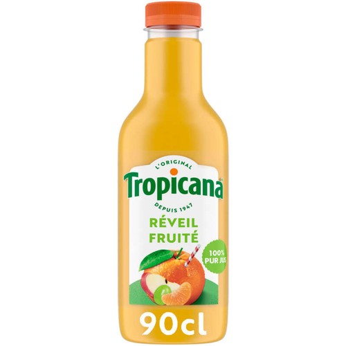 Tropicana 100% Pur Jus Réveil Fruité 90cl