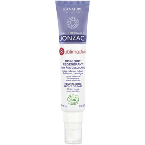 Jonzac Soin Nuit Régénérant Anti-Age Cellulaire Bio 40ml