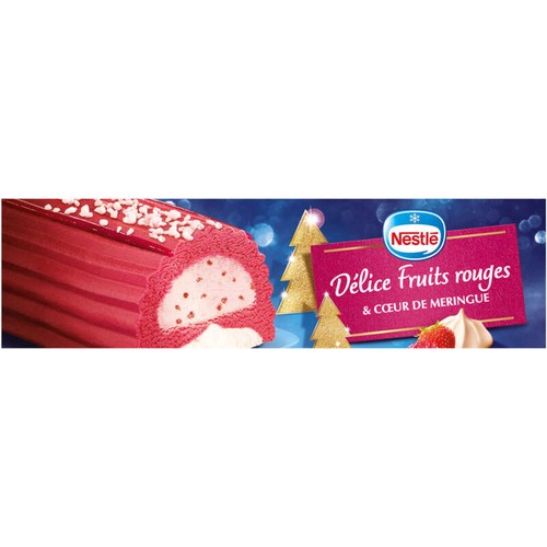 Nestlé Bûche Délices Fruits Rouges & Cœur de Meringue 540g