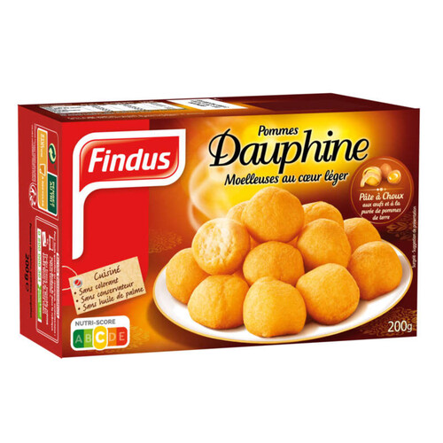 Findus Pommes Dauphine Moelleuses Au Coeur Léger 200 G