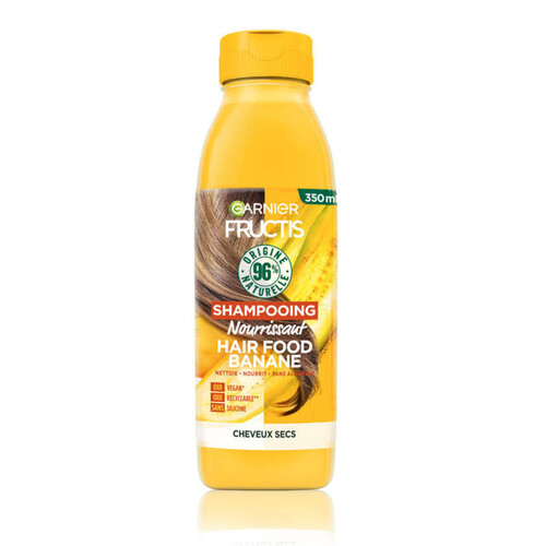 Garnier Fructis Hair Food Shampooing Nourrissant Banane Cheveux Secs 350ml