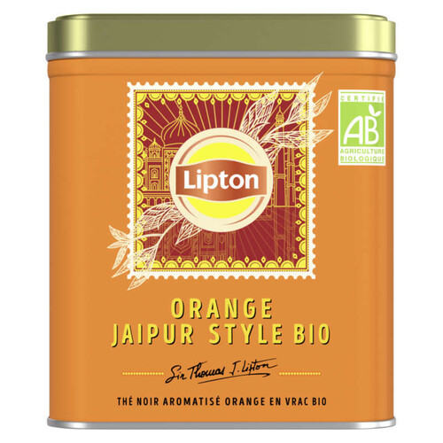 Lipton Thé Noir Bio Orange Jaipur 150G