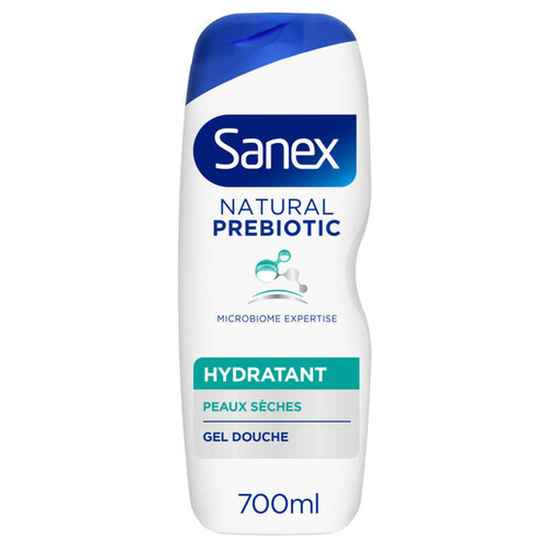Sanex gel douche natural prebiotic hydratant 700ml