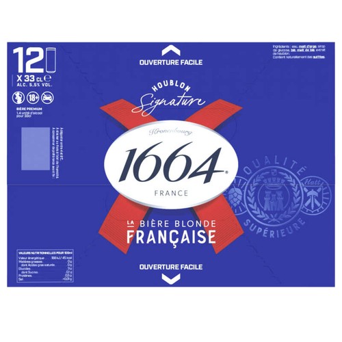 1664 Bière Blonde 12x33cl