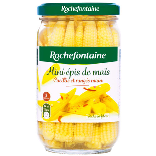 Rochefontaine Mini Épis De Maïs Cueillis Et Rangés Main 190g