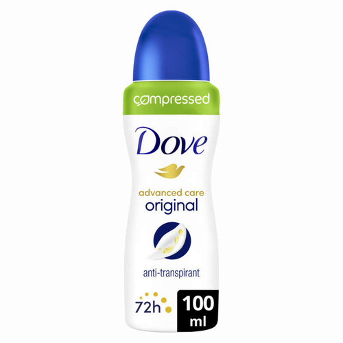 Dove déodorant spray compressé anti-transpirant  original 100ml