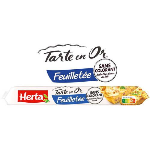 Herta Tarte en Or Pâte à Tarte Feuilletée 230g