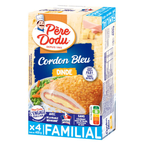 Père Dodu Cordon Bleu de Dinde 400g