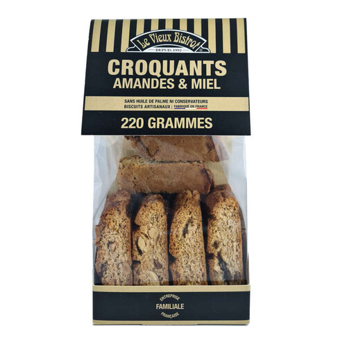 L'Ami Provençal Croquants Amandes & Miel 220G