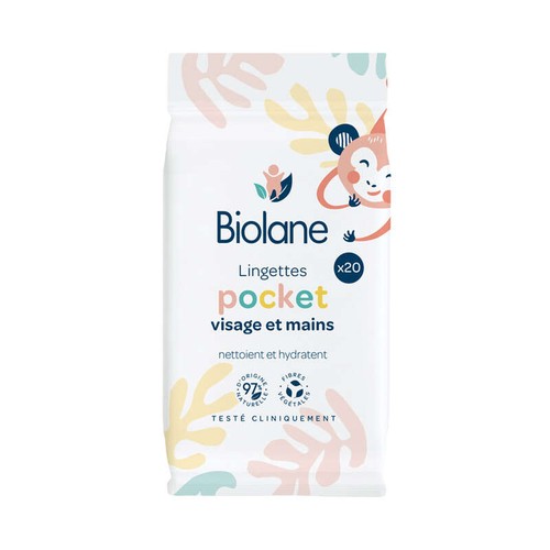 Biolane Lingettes Visage Et Main x20