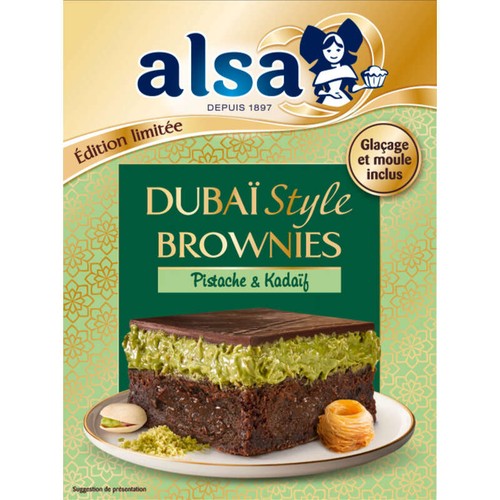 Alsa Préparation pour Dubaï Style Brownies 260g