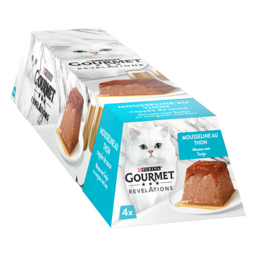 Purina Gourmet Révélations Mousseline Au Thon 4X57g