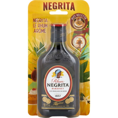Négrita Bardinet rhum édition classique 40° 20cl