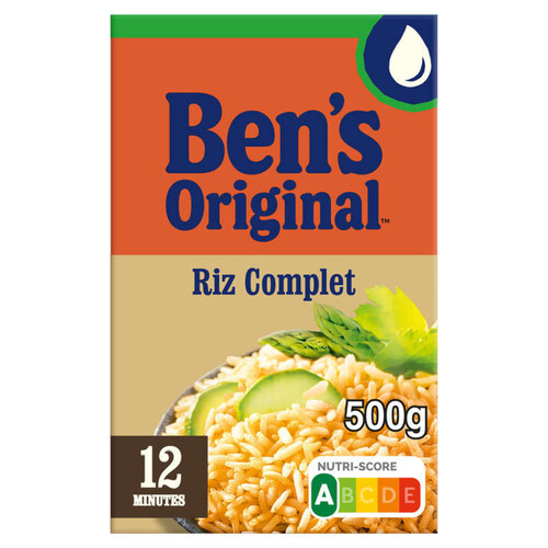 Ben's Original Riz complet en Grain Extra Tendre vrac 500g