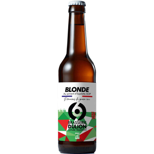 Brasserie du Lion Bière Blonde au Piment d'Espelette Aop 33cl