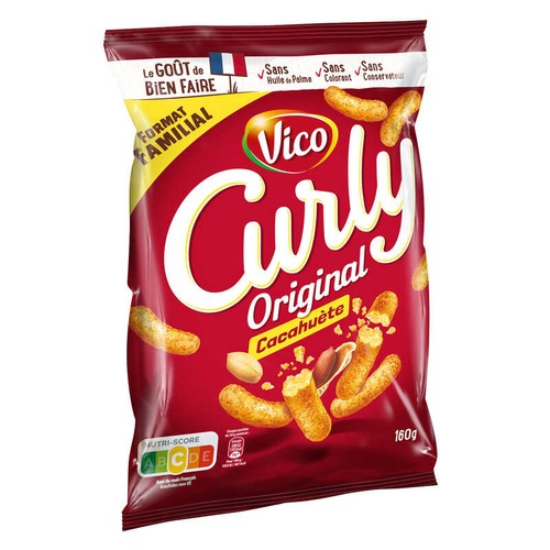 Curly à la cacahuète 160g