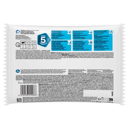 Perfect Fit Indoor Pâtée En Sauce Poulet Saumon Chat Stérilisé D'Intérieur 4X85G
