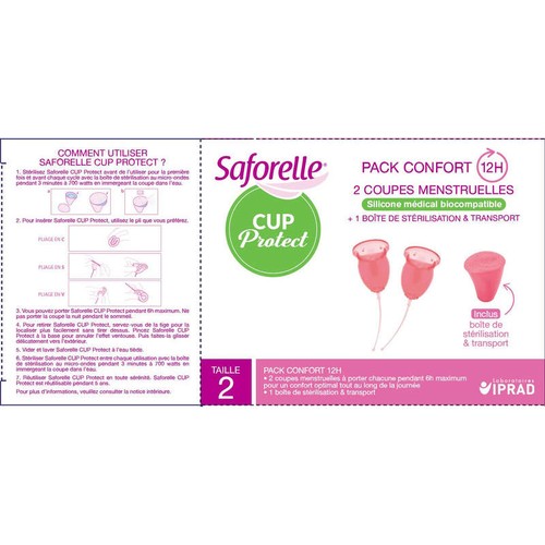 [Para] Saforelle Cup Protect 2 Coupes Menstruelles T2 x2