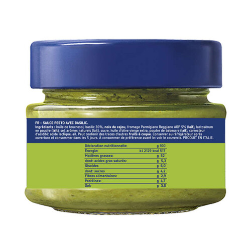 Barilla sauce pesto genovese monoportion 90g