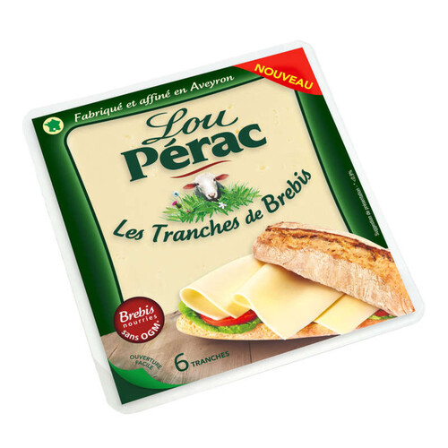 Lou Pérac Fromage de brebis en Tranches 6 x 20g