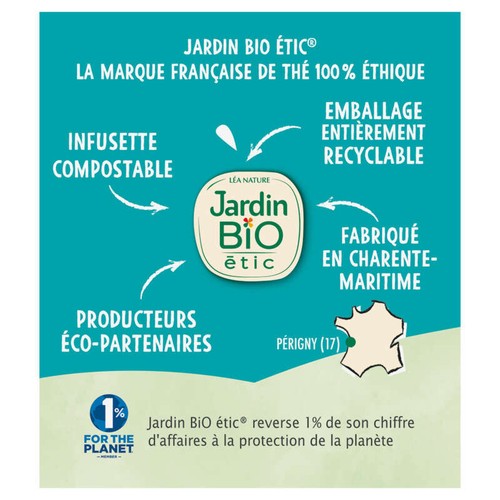 Léa Nature Jardin Bio Thé Vert Menthe Bio 30 g