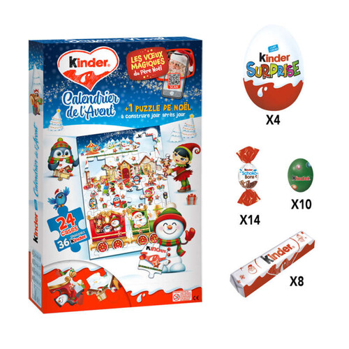 Kinder calendrier de l'avent maxi puzzle 311g