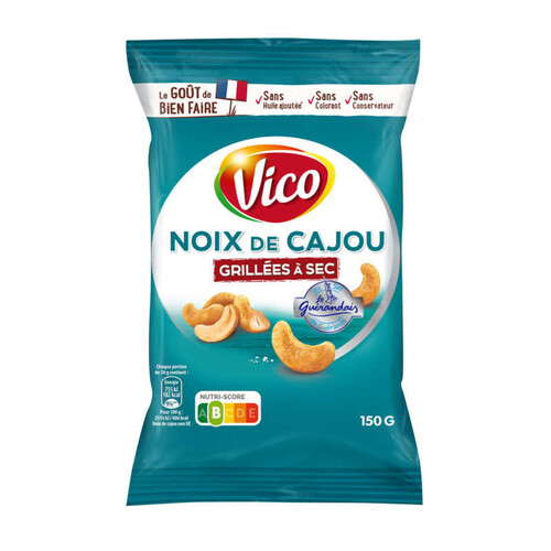 Vico Noix De Cajou Grillés à sec 150g