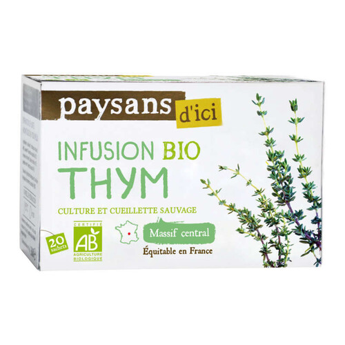 Thym bio, Produit bio