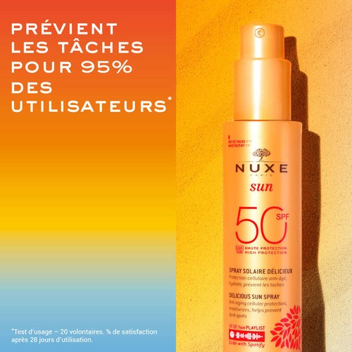 [Para] Nuxe Sun Spray Solaire Fondant Visage et Corps SPF50 150ml