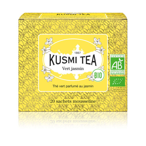 Kusmi Tea Thé Vert Au Jasmin Bio X20 40G