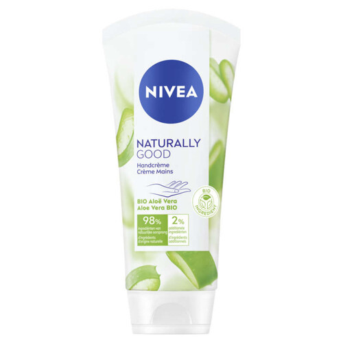 Nivea Naturally Good Crème Mains à l’Aloe Vera Hydratante Ingrédients d’Origine Naturelle 75ml