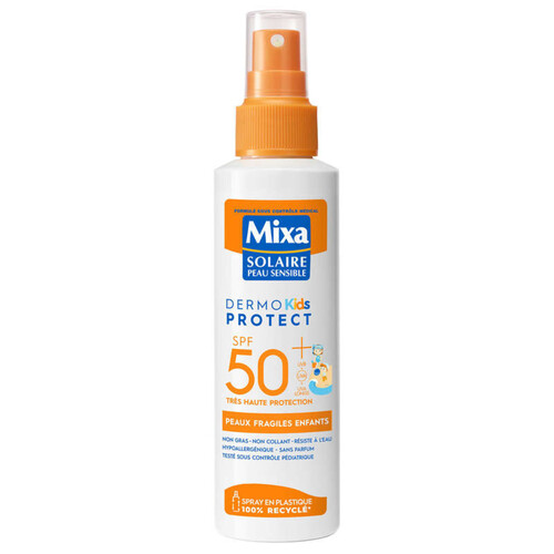 Mixa Spray Solaire Dermo peaux fragiles enfants SPF50+ 150ml