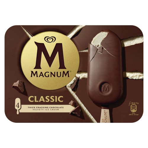 Magnum Glace classic bâtonnet 4x100ml