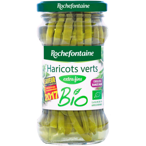 Rochefontaine Haricots Verts Extra Fins Bio 21cl