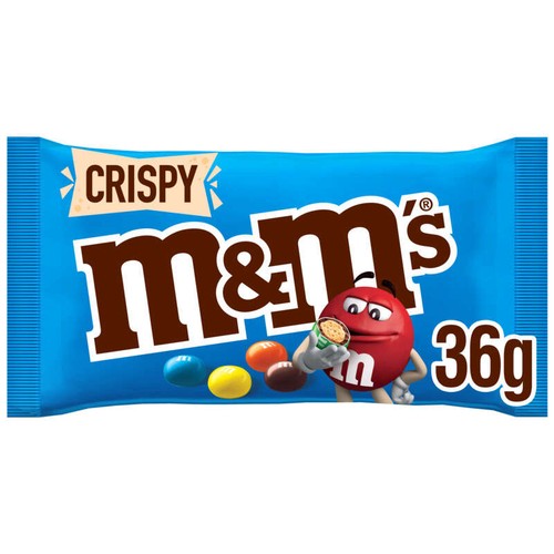 M&M's Bonbons Au Chocolat Au Lait Et Riz Soufflé 36g