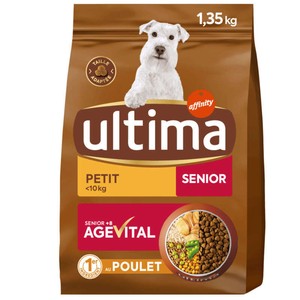 Ultima Croquettes Chien Mini Senior Agevital +8Ans 1.35Kg