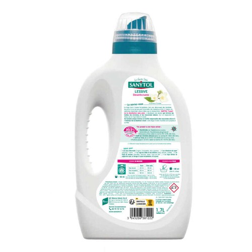 Sanytol Lessive concentrée désinfectante florale 1.70L