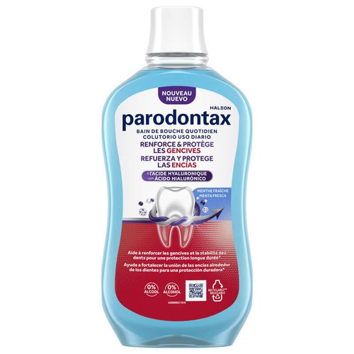 Parodontax Bain de bouche Renforce et Protège Menthe Fraîche 500ml