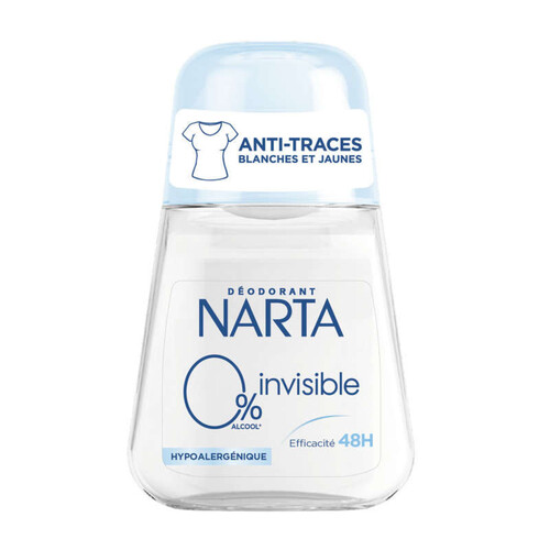 Narta Déodorant Bille Invisible 0% 50ml