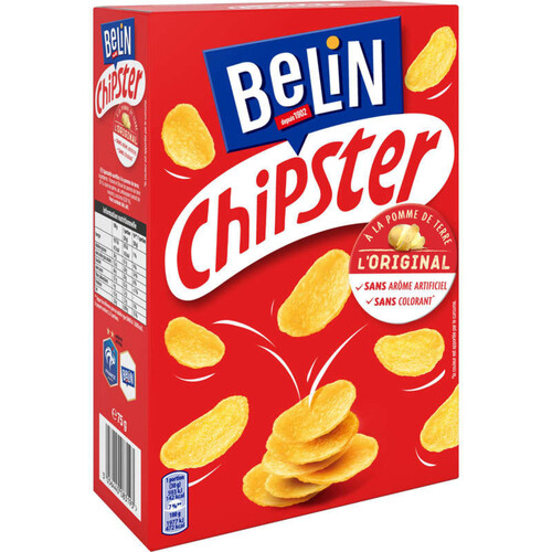 Belin Chipster Biscuits Apéritifs L'Original 75g